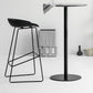 Nordic Indoor Low Back Barstool Simple Iron Tall Stool with Plastic Seat Black 1 Piece Clearhalo 'Bar Furniture' 'Bar Stools' 'bar_stools' 'furn' 'furn_bar_stools' 'furniture_bar_stools' 'Kitchen & Dining Furniture' 'kitchen&dining_furn' 'kitchen' 'kitchen_furn' Furniture' 4654368