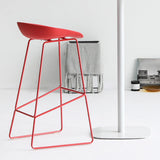 Nordic Indoor Low Back Barstool Simple Iron Tall Stool with Plastic Seat Clearhalo 'Bar Furniture' 'Bar Stools' 'bar_stools' 'furn' 'furn_bar_stools' 'furniture_bar_stools' 'Kitchen & Dining Furniture' 'kitchen&dining_furn' 'kitchen' 'kitchen_furn' Furniture' 4654391