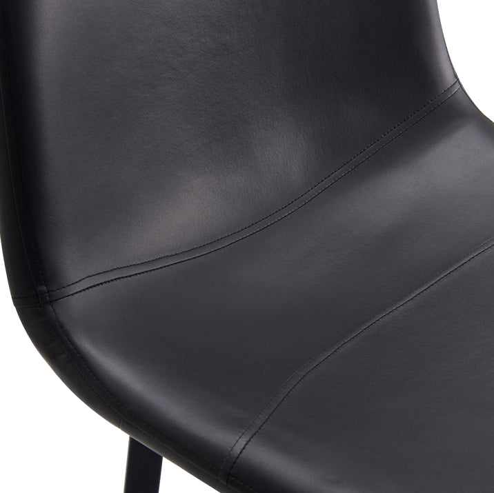 Contemporary Metal Leather Bar Stools Indoor Barstool with Iron Legs Clearhalo 'Bar Furniture' 'Bar Stools' 'bar_stools' 'furn' 'furn_bar_stools' 'furniture_bar_stools' 'Kitchen & Dining Furniture' 'kitchen&dining_furn' 'kitchen' 'kitchen_furn' Furniture' 4654412
