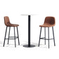Contemporary Metal Leather Bar Stools Indoor Barstool with Iron Legs Clearhalo 'Bar Furniture' 'Bar Stools' 'bar_stools' 'furn' 'furn_bar_stools' 'furniture_bar_stools' 'Kitchen & Dining Furniture' 'kitchen&dining_furn' 'kitchen' 'kitchen_furn' Furniture' 4654420