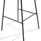 Contemporary Metal Leather Bar Stools Indoor Barstool with Iron Legs and Footrest Clearhalo 'Bar Furniture' 'Bar Stools' 'bar_stools' 'furn' 'furn_bar_stools' 'furniture_bar_stools' 'Kitchen & Dining Furniture' 'kitchen&dining_furn' 'kitchen' 'kitchen_furn' Furniture' 4654467