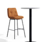 Contemporary Metal Leather Bar Stools Indoor Barstool with Iron Legs and Footrest Clearhalo 'Bar Furniture' 'Bar Stools' 'bar_stools' 'furn' 'furn_bar_stools' 'furniture_bar_stools' 'Kitchen & Dining Furniture' 'kitchen&dining_furn' 'kitchen' 'kitchen_furn' Furniture' 4654474