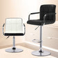Modern Armrest Backrest Counter Stool Steel Cashier Bar Stool with Cushion Clearhalo 'Bar Furniture' 'Bar Stools' 'bar_stools' 'furn' 'furn_bar_stools' 'furniture_bar_stools' 'Kitchen & Dining Furniture' 'kitchen&dining_furn' 'kitchen' 'kitchen_furn' Furniture' 4654605