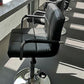 Modern Armrest Backrest Counter Stool Steel Cashier Bar Stool with Cushion Clearhalo 'Bar Furniture' 'Bar Stools' 'bar_stools' 'furn' 'furn_bar_stools' 'furniture_bar_stools' 'Kitchen & Dining Furniture' 'kitchen&dining_furn' 'kitchen' 'kitchen_furn' Furniture' 4654627