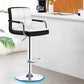 Modern Armrest Backrest Counter Stool Steel Cashier Bar Stool with Cushion White Inner 1 Piece Clearhalo 'Bar Furniture' 'Bar Stools' 'bar_stools' 'furn' 'furn_bar_stools' 'furniture_bar_stools' 'Kitchen & Dining Furniture' 'kitchen&dining_furn' 'kitchen' 'kitchen_furn' Furniture' 4654629