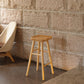 Industrial Style Bar-stool with Wooden Legs Saddle Seat Counter Stool for Kitchen Bar Clearhalo 'Bar Furniture' 'Bar Stools' 'bar_stools' 'furn' 'furn_bar_stools' 'furniture_bar_stools' 'Kitchen & Dining Furniture' 'kitchen&dining_furn' 'kitchen' 'kitchen_furn' Furniture' 4654672