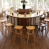 Industrial Style Bar-stool with Wooden Legs Saddle Seat Counter Stool for Kitchen Bar Clearhalo 'Bar Furniture' 'Bar Stools' 'bar_stools' 'furn' 'furn_bar_stools' 'furniture_bar_stools' 'Kitchen & Dining Furniture' 'kitchen&dining_furn' 'kitchen' 'kitchen_furn' Furniture' 4654680