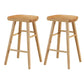 Industrial Style Bar-stool with Wooden Legs Saddle Seat Counter Stool for Kitchen Bar Natural 2 Piece Set Counter Stool(26"H) Clearhalo 'Bar Furniture' 'Bar Stools' 'bar_stools' 'furn' 'furn_bar_stools' 'furniture_bar_stools' 'Kitchen & Dining Furniture' 'kitchen&dining_furn' 'kitchen' 'kitchen_furn' Furniture' 4654681