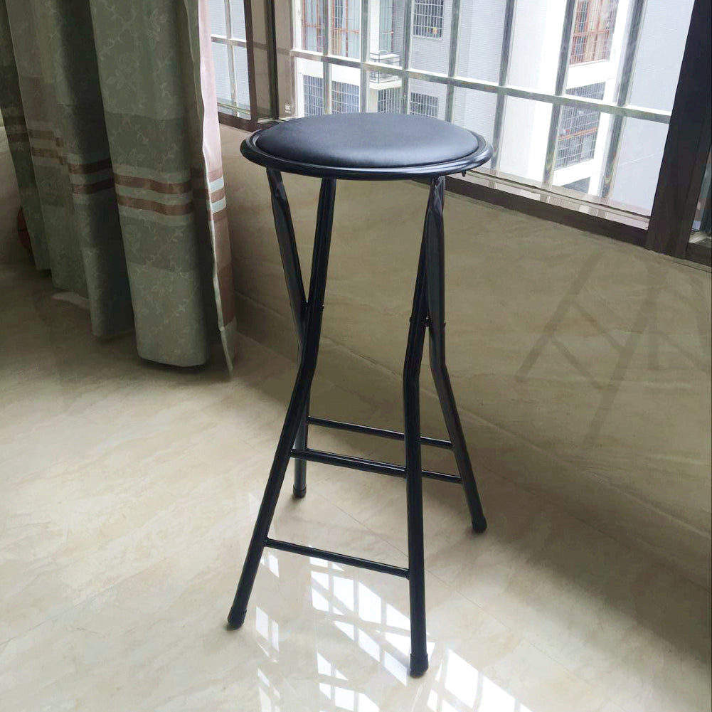 Modern Armless Foldable Counter Stool Steel Cashier Bar Stool with Pedal 1 Piece Clearhalo 'Bar Furniture' 'Bar Stools' 'bar_stools' 'furn' 'furn_bar_stools' 'furniture_bar_stools' 'Kitchen & Dining Furniture' 'kitchen&dining_furn' 'kitchen' 'kitchen_furn' Furniture' 4654756