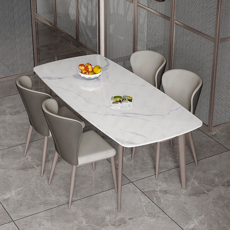 Contemporary 1/4/5 Pieces Table and Chairs Dining Set Rectangle Dining Table Set 5 Pieces: Table, 4 Chairs Clearhalo 'Dining Room Sets' 'Dining Tables & Seating' 'dining_room_set' 'furn' 'furn_dining_room_set' 'Furniture' 'furniture_dining_room_set' 'Kitchen & Dining Furniture' 'kitchen&dining_furn' 'kitchen' 4654837