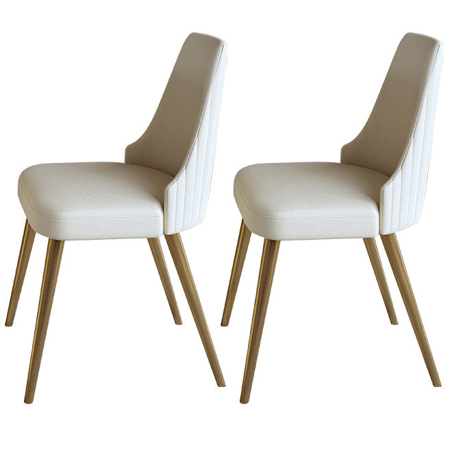 1/2/5/6/7 Pieces Glam Dining Room Set Rectangle Table Dining Set 2 Beige Chairs Clearhalo 'Dining Room Sets' 'Dining Tables & Seating' 'dining_room_set' 'furn' 'furn_dining_room_set' 'Furniture' 'furniture_dining_room_set' 'Kitchen & Dining Furniture' 'kitchen&dining_furn' 'kitchen' 4654879