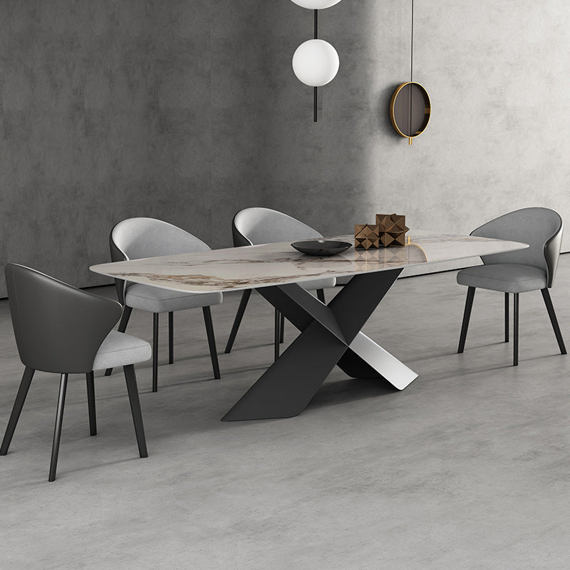 1/4/5/7 Pieces Modern Dining Room Set Rectangle Table Dining Set Clearhalo 'Dining Room Sets' 'Dining Tables & Seating' 'dining_room_set' 'furn' 'furn_dining_room_set' 'Furniture' 'furniture_dining_room_set' 'Kitchen & Dining Furniture' 'kitchen&dining_furn' 'kitchen' 4654906