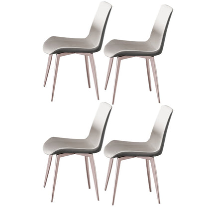 Luxury 1/4/5/7 Pieces Dining Set Sintered Stone Extendable Dining Table with Chairs 4 Light Grey Chairs Clearhalo 'Dining Room Sets' 'Dining Tables & Seating' 'dining_room_set' 'furn' 'furn_dining_room_set' 'Furniture' 'furniture_dining_room_set' 'Kitchen & Dining Furniture' 'kitchen&dining_furn' 'kitchen' 4654936