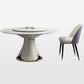 Modern Style 1/4/5/7/9 Pieces Dining Sintered Stone Dining Table Set with Metal Legs Clearhalo 'Dining Room Sets' 'Dining Tables & Seating' 'dining_room_set' 'furn' 'furn_dining_room_set' 'Furniture' 'furniture_dining_room_set' 'Kitchen & Dining Furniture' 'kitchen&dining_furn' 'kitchen' 4654965
