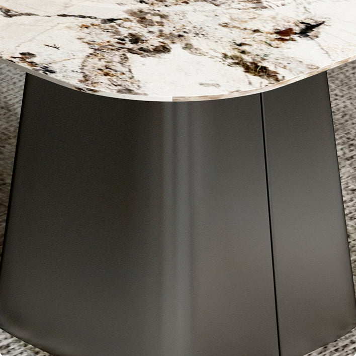 Modern 1/3/5 Square Dining Table Set Sintered Stone Dining Table for Home Clearhalo 'Dining Room Sets' 'Dining Tables & Seating' 'dining_room_set' 'furn' 'furn_dining_room_set' 'Furniture' 'furniture_dining_room_set' 'Kitchen & Dining Furniture' 'kitchen&dining_furn' 'kitchen' 4655114