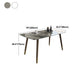 Rectangle Stone Dining table Traditional Luxury Dining Site Table with Wood Legs Clearhalo ' dining_table' 'Dining Tables & Seating' 'Dining Tables' 'furn' 'furn_dining_table' 'Furniture' 'furniture_dining_table' 'Kitchen & Dining Furniture' 'kitchen&dining_furn' 'kitchen' 'kitchen_dining_table' 4655165