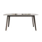 Modern Sintered Stone Dining Table Rectangle Dining Table for Dining Room Light Gray 51.2"L x 31.5"W x 29.5"H Without Chairs Clearhalo ' dining_table' 'Dining Tables & Seating' 'Dining Tables' 'furn' 'furn_dining_table' 'Furniture' 'furniture_dining_table' 'Kitchen & Dining Furniture' 'kitchen&dining_furn' 'kitchen' 'kitchen_dining_table' 4655202