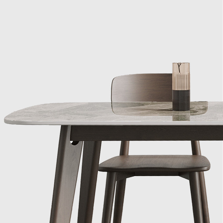 Modern Sintered Stone Dining Table Rectangle Dining Table for Dining Room Clearhalo ' dining_table' 'Dining Tables & Seating' 'Dining Tables' 'furn' 'furn_dining_table' 'Furniture' 'furniture_dining_table' 'Kitchen & Dining Furniture' 'kitchen&dining_furn' 'kitchen' 'kitchen_dining_table' 4655203