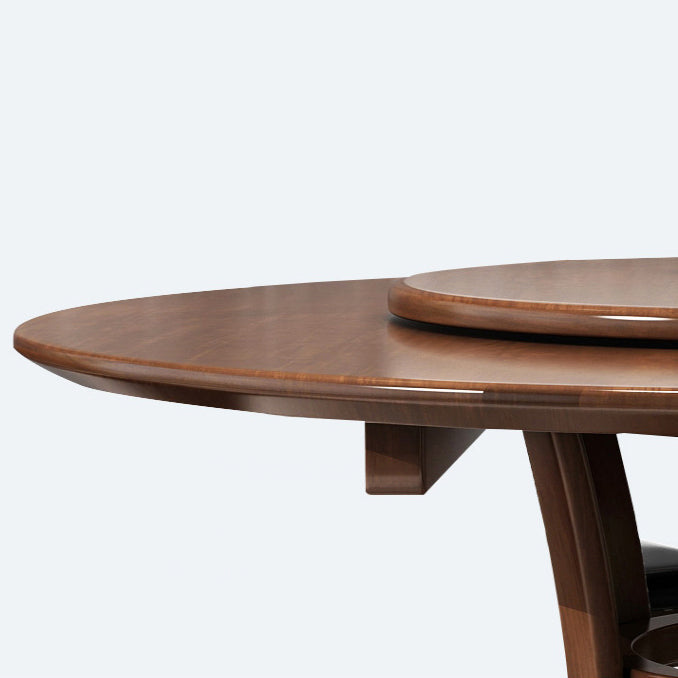 Wood Round Pedestal Dining Table Modern Dining Room Kitchen Home Furniture Clearhalo ' dining_table' 'Dining Tables & Seating' 'Dining Tables' 'furn' 'furn_dining_table' 'Furniture' 'furniture_dining_table' 'Kitchen & Dining Furniture' 'kitchen&dining_furn' 'kitchen' 'kitchen_dining_table' 4655218