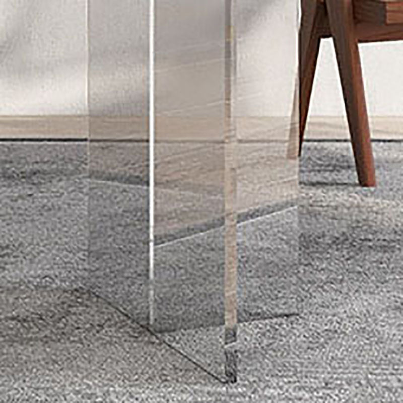 Solid Wood Top Dining Table Contemporary Dining Table with Double Pedestal Base Clearhalo ' dining_table' 'Dining Tables & Seating' 'Dining Tables' 'furn' 'furn_dining_table' 'Furniture' 'furniture_dining_table' 'Kitchen & Dining Furniture' 'kitchen&dining_furn' 'kitchen' 'kitchen_dining_table' 4655275
