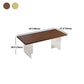 Solid Wood Top Dining Table Contemporary Dining Table with Double Pedestal Base Clearhalo ' dining_table' 'Dining Tables & Seating' 'Dining Tables' 'furn' 'furn_dining_table' 'Furniture' 'furniture_dining_table' 'Kitchen & Dining Furniture' 'kitchen&dining_furn' 'kitchen' 'kitchen_dining_table' 4655283