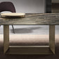 Rectangle Stone and Metal Dining table Modern Trestle Base Dining Table Clearhalo ' dining_table' 'Dining Tables & Seating' 'Dining Tables' 'furn' 'furn_dining_table' 'Furniture' 'furniture_dining_table' 'Kitchen & Dining Furniture' 'kitchen&dining_furn' 'kitchen' 'kitchen_dining_table' 4655292