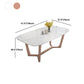 Sintered Stone Table for Restaurant Modern Rectangle Dining Table with Trestle Base Clearhalo ' dining_table' 'Dining Tables & Seating' 'Dining Tables' 'furn' 'furn_dining_table' 'Furniture' 'furniture_dining_table' 'Kitchen & Dining Furniture' 'kitchen&dining_furn' 'kitchen' 'kitchen_dining_table' 4655311
