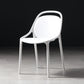 Modern Style Stackable Chairs Dining Armless Chairs with Plastic Legs for Kitchen White 1 Piece Clearhalo ' kitchen&dining_furn' 'Dining Chairs' 'Dining Tables & Seating' 'dining_chair' 'furn' 'furn_dining_chair' 'Furniture' 'furniture_dining_chair' 'Kitchen & Dining Furniture' 'kitchen' 4655324