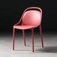 Modern Style Stackable Chairs Dining Armless Chairs with Plastic Legs for Kitchen Red 1 Piece Clearhalo ' kitchen&dining_furn' 'Dining Chairs' 'Dining Tables & Seating' 'dining_chair' 'furn' 'furn_dining_chair' 'Furniture' 'furniture_dining_chair' 'Kitchen & Dining Furniture' 'kitchen' 4655329
