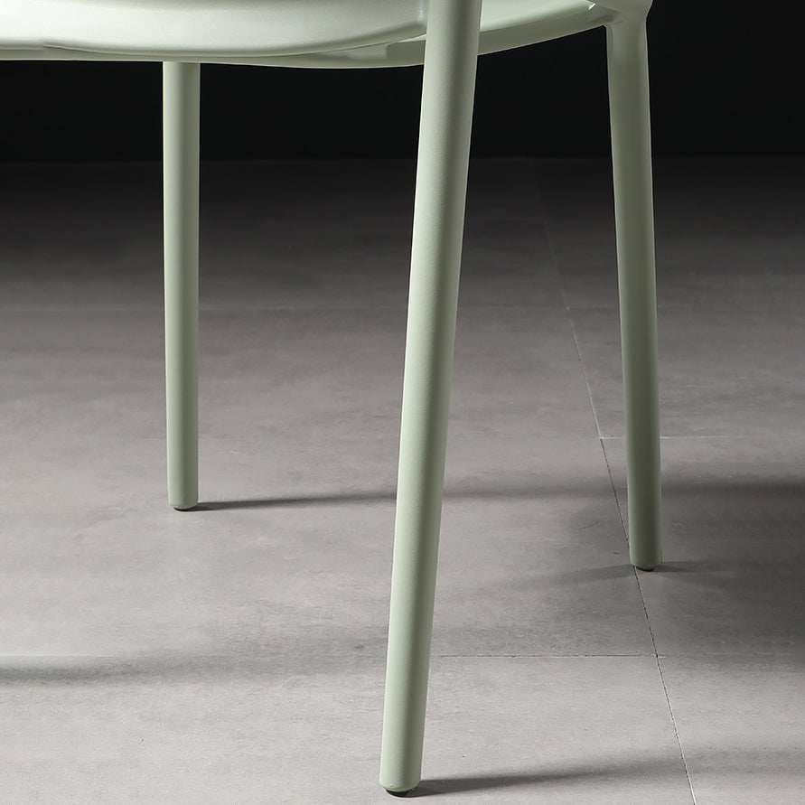 Modern Style Stackable Chairs Dining Armless Chairs with Plastic Legs for Kitchen Clearhalo ' kitchen&dining_furn' 'Dining Chairs' 'Dining Tables & Seating' 'dining_chair' 'furn' 'furn_dining_chair' 'Furniture' 'furniture_dining_chair' 'Kitchen & Dining Furniture' 'kitchen' 4655332