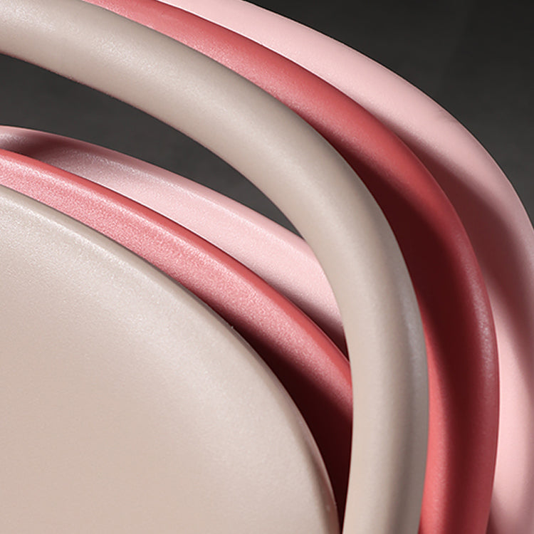 Modern Style Stackable Chairs Dining Armless Chairs with Plastic Legs for Kitchen Clearhalo ' kitchen&dining_furn' 'Dining Chairs' 'Dining Tables & Seating' 'dining_chair' 'furn' 'furn_dining_chair' 'Furniture' 'furniture_dining_chair' 'Kitchen & Dining Furniture' 'kitchen' 4655334