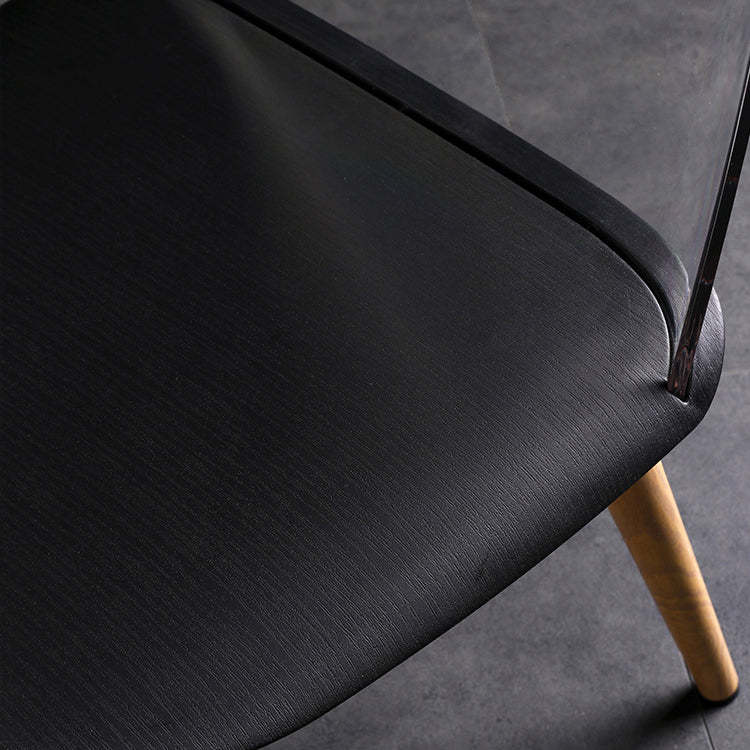 Contemporary Chair Armless Dining Chairs with Metal Legs for Kitchen Clearhalo ' kitchen&dining_furn' 'Dining Chairs' 'Dining Tables & Seating' 'dining_chair' 'furn' 'furn_dining_chair' 'Furniture' 'furniture_dining_chair' 'Kitchen & Dining Furniture' 'kitchen' 4655414