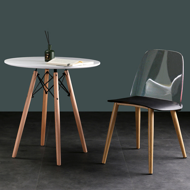 Contemporary Chair Armless Dining Chairs with Metal Legs for Kitchen Clearhalo ' kitchen&dining_furn' 'Dining Chairs' 'Dining Tables & Seating' 'dining_chair' 'furn' 'furn_dining_chair' 'Furniture' 'furniture_dining_chair' 'Kitchen & Dining Furniture' 'kitchen' 4655422