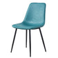 Modern Style Chairs Dining Armless Chair with Metal Legs for Kitchen Peacock Blue 1 Piece Clearhalo ' kitchen&dining_furn' 'Dining Chairs' 'Dining Tables & Seating' 'dining_chair' 'furn' 'furn_dining_chair' 'Furniture' 'furniture_dining_chair' 'Kitchen & Dining Furniture' 'kitchen' 4655556