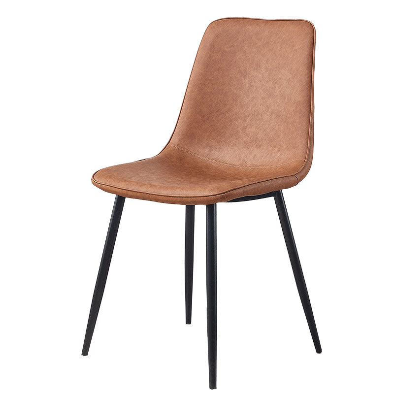 Modern Style Chairs Dining Armless Chair with Metal Legs for Kitchen Coffee 1 Piece Clearhalo ' kitchen&dining_furn' 'Dining Chairs' 'Dining Tables & Seating' 'dining_chair' 'furn' 'furn_dining_chair' 'Furniture' 'furniture_dining_chair' 'Kitchen & Dining Furniture' 'kitchen' 4655577