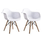 Modern Chairs Dining Arm Chairs with Wooden Legs for Kitchen White Set of 2 Clearhalo ' kitchen&dining_furn' 'Dining Chairs' 'Dining Tables & Seating' 'dining_chair' 'Furniture' 'furniture_dining_chair' 'Kitchen & Dining Furniture' 'kitchen' 4655625