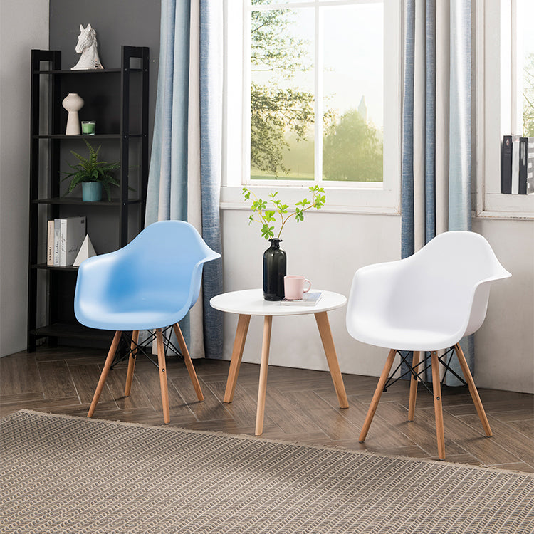Modern Chairs Dining Arm Chairs with Wooden Legs for Kitchen Clearhalo ' kitchen&dining_furn' 'Dining Chairs' 'Dining Tables & Seating' 'dining_chair' 'Furniture' 'furniture_dining_chair' 'Kitchen & Dining Furniture' 'kitchen' 4655627