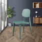 Modern Chair Dining Armless Chair with Plastic Legs for Kitchen Clearhalo ' kitchen&dining_furn' 'Dining Chairs' 'Dining Tables & Seating' 'dining_chair' 'furn' 'furn_dining_chair' 'Furniture' 'furniture_dining_chair' 'Kitchen & Dining Furniture' 'kitchen' 4655649