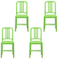 Modern Home Slat Back Side Chair Matte Finish Plastic Dining Chair Light Green 4 Piece Set Clearhalo ' kitchen&dining_furn' 'Dining Chairs' 'Dining Tables & Seating' 'dining_chair' 'furn' 'furn_dining_chair' 'Furniture' 'furniture_dining_chair' 'Kitchen & Dining Furniture' 'kitchen' 4655671
