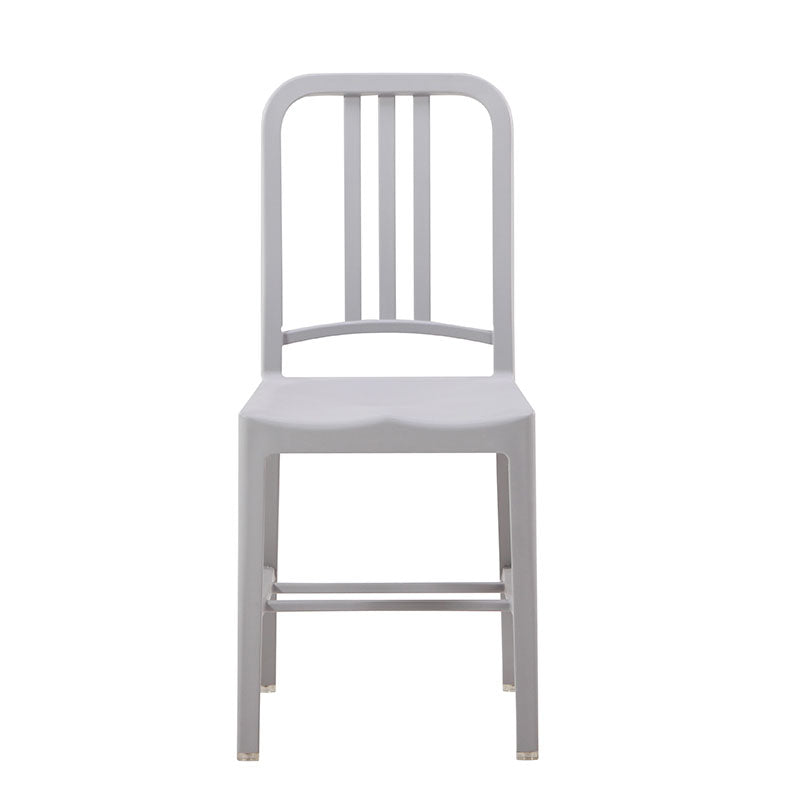 Modern Home Slat Back Side Chair Matte Finish Plastic Dining Chair Clearhalo ' kitchen&dining_furn' 'Dining Chairs' 'Dining Tables & Seating' 'dining_chair' 'furn' 'furn_dining_chair' 'Furniture' 'furniture_dining_chair' 'Kitchen & Dining Furniture' 'kitchen' 4655674