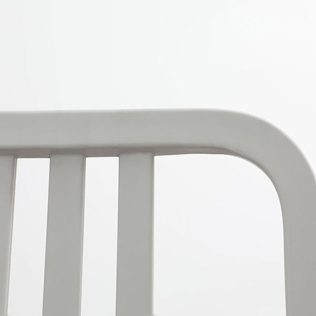 Modern Home Slat Back Side Chair Matte Finish Plastic Dining Chair Clearhalo ' kitchen&dining_furn' 'Dining Chairs' 'Dining Tables & Seating' 'dining_chair' 'furn' 'furn_dining_chair' 'Furniture' 'furniture_dining_chair' 'Kitchen & Dining Furniture' 'kitchen' 4655677