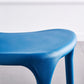 Colorful Plastic Dining Armless Chairs Nordic Style Open Back Side Chair Clearhalo ' kitchen&dining_furn' 'Dining Chairs' 'Dining Tables & Seating' 'dining_chair' 'furn' 'furn_dining_chair' 'Furniture' 'furniture_dining_chair' 'Kitchen & Dining Furniture' 'kitchen' 4655697