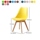 Modern Beech Solid Back Side Chair Matte Finish Upholstered Dining Chair Clearhalo ' kitchen&dining_furn' 'Dining Chairs' 'Dining Tables & Seating' 'dining_chair' 'Furniture' 'furniture_dining_chair' 'Kitchen & Dining Furniture' 'kitchen' 4655749
