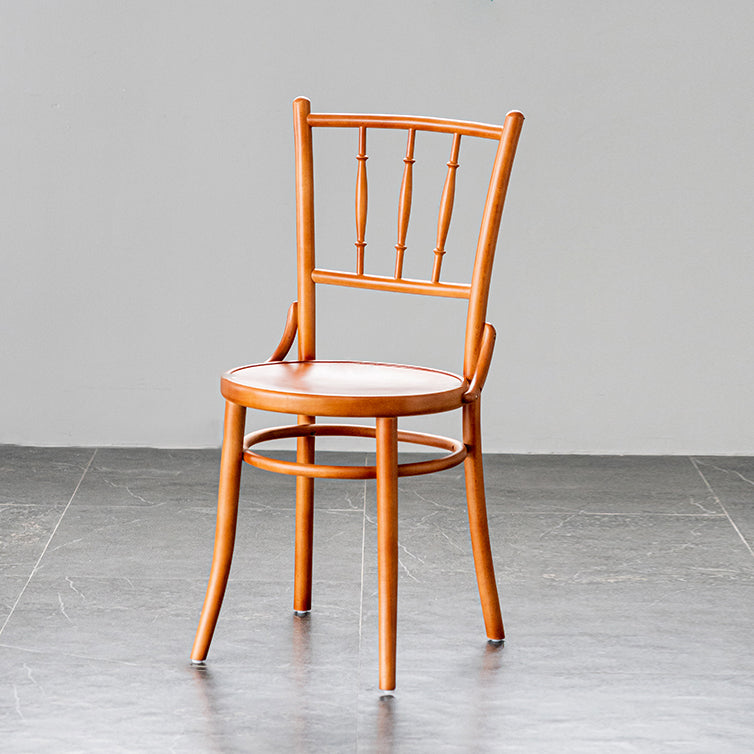 Traditional Chair Dining Armless Chairs with Wooden Legs for Kitchen Light Brown 1 Piece Clearhalo ' kitchen&dining_furn' 'Dining Chairs' 'Dining Tables & Seating' 'dining_chair' 'furn' 'furn_dining_chair' 'Furniture' 'furniture_dining_chair' 'Kitchen & Dining Furniture' 'kitchen' 4655763