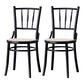 Traditional Chair Dining Armless Chairs with Wooden Legs for Kitchen Black White 2 Piece Set Clearhalo ' kitchen&dining_furn' 'Dining Chairs' 'Dining Tables & Seating' 'dining_chair' 'furn' 'furn_dining_chair' 'Furniture' 'furniture_dining_chair' 'Kitchen & Dining Furniture' 'kitchen' 4655770