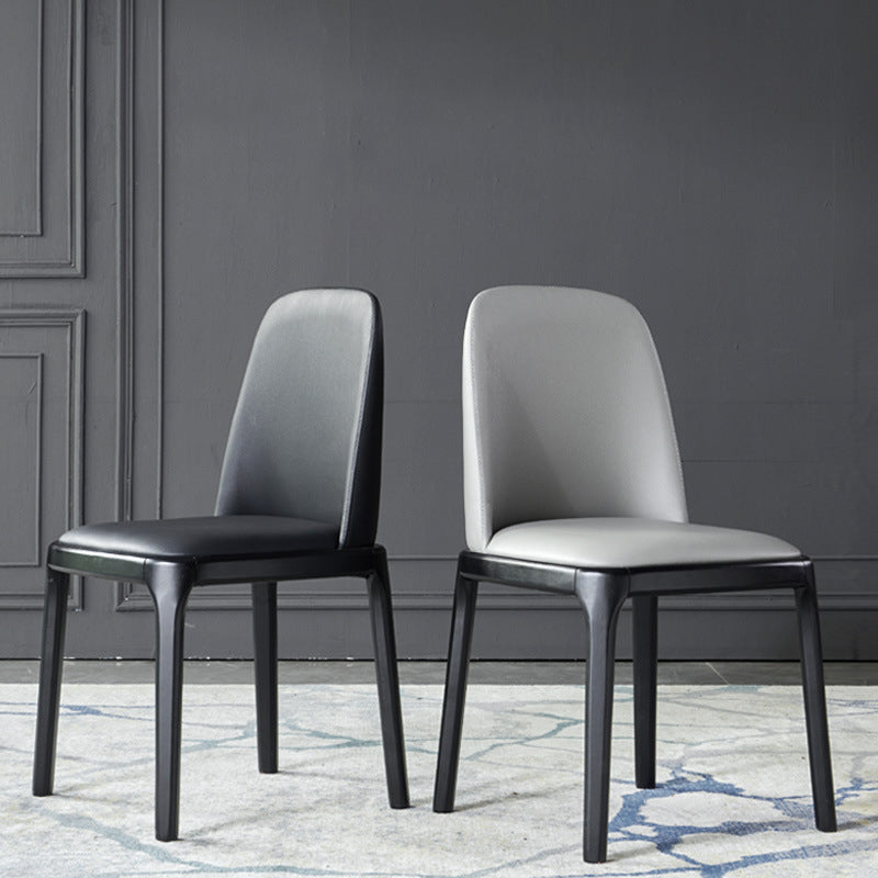 Wood Industrial Dining Kitchen Room Side Chair Parsons Chair Clearhalo ' kitchen&dining_furn' 'Dining Chairs' 'Dining Tables & Seating' 'dining_chair' 'furn' 'furn_dining_chair' 'Furniture' 'furniture_dining_chair' 'Kitchen & Dining Furniture' 'kitchen' 4655774