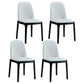 Wood Industrial Dining Kitchen Room Side Chair Parsons Chair White 4 Piece Set Clearhalo ' kitchen&dining_furn' 'Dining Chairs' 'Dining Tables & Seating' 'dining_chair' 'furn' 'furn_dining_chair' 'Furniture' 'furniture_dining_chair' 'Kitchen & Dining Furniture' 'kitchen' 4655777