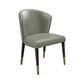 Modern Hotel Wingback Side Chair Matte Finish Upholstered Dining Chair Grey 1 Piece Clearhalo ' kitchen&dining_furn' 'Dining Chairs' 'Dining Tables & Seating' 'dining_chair' 'furn' 'furn_dining_chair' 'Furniture' 'furniture_dining_chair' 'Kitchen & Dining Furniture' 'kitchen' 4655850