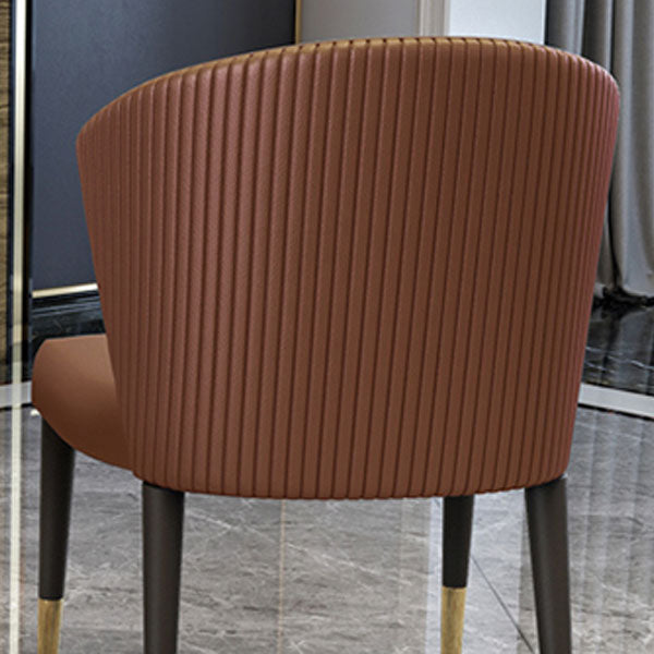 Modern Hotel Wingback Side Chair Matte Finish Upholstered Dining Chair Clearhalo ' kitchen&dining_furn' 'Dining Chairs' 'Dining Tables & Seating' 'dining_chair' 'furn' 'furn_dining_chair' 'Furniture' 'furniture_dining_chair' 'Kitchen & Dining Furniture' 'kitchen' 4655860