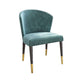 Modern Hotel Wingback Side Chair Matte Finish Upholstered Dining Chair Royal Blue 1 Piece Clearhalo ' kitchen&dining_furn' 'Dining Chairs' 'Dining Tables & Seating' 'dining_chair' 'furn' 'furn_dining_chair' 'Furniture' 'furniture_dining_chair' 'Kitchen & Dining Furniture' 'kitchen' 4655862